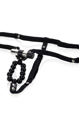 Vibrating Lover's Thong With Stroker Beads SE0060253