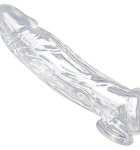 Realistic Clear Penis Enhancer and Ball Stretcher SM-AF697