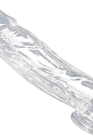 Realistic Clear Penis Enhancer and Ball Stretcher SM-AF697