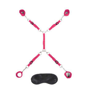 7 Pc Bed Spreader - Hot Pink LF1328-HP
